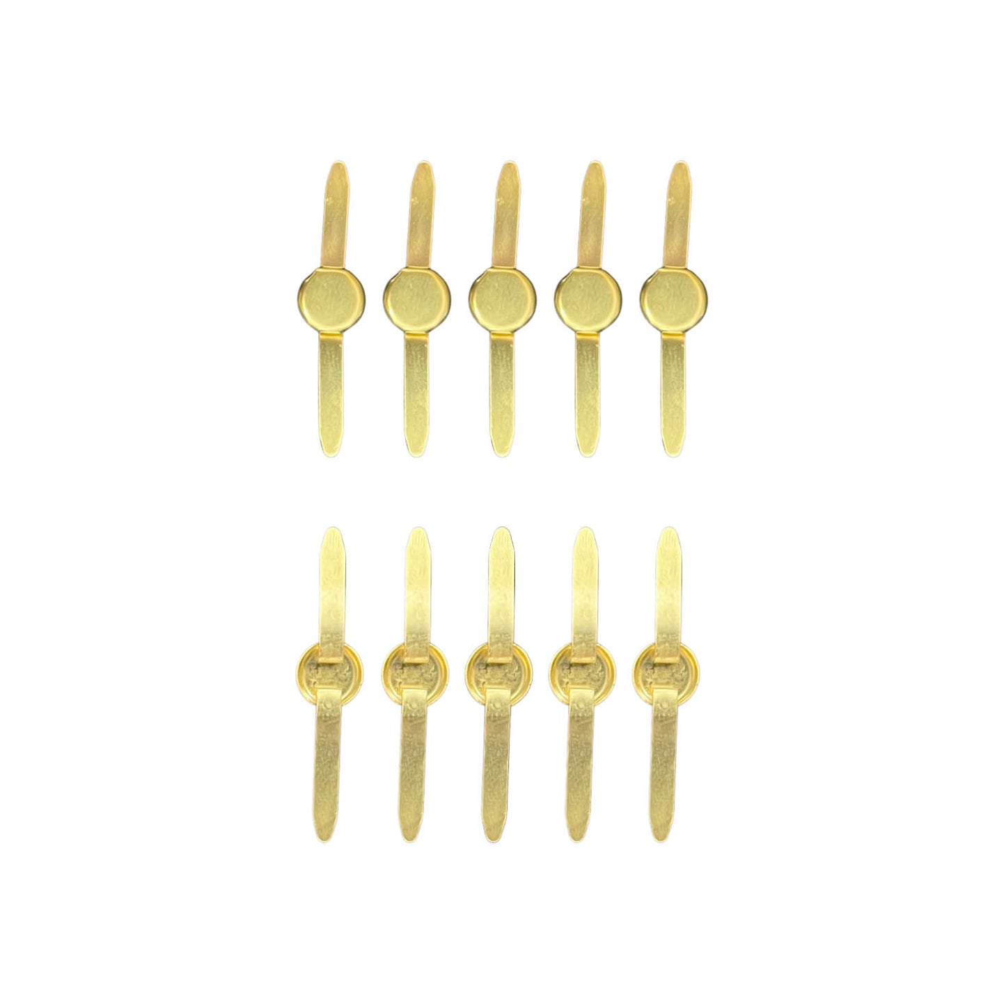 Brass/Gold-coloured Paper Fasteners by Gobrecht & Ulrich - Open & Closed