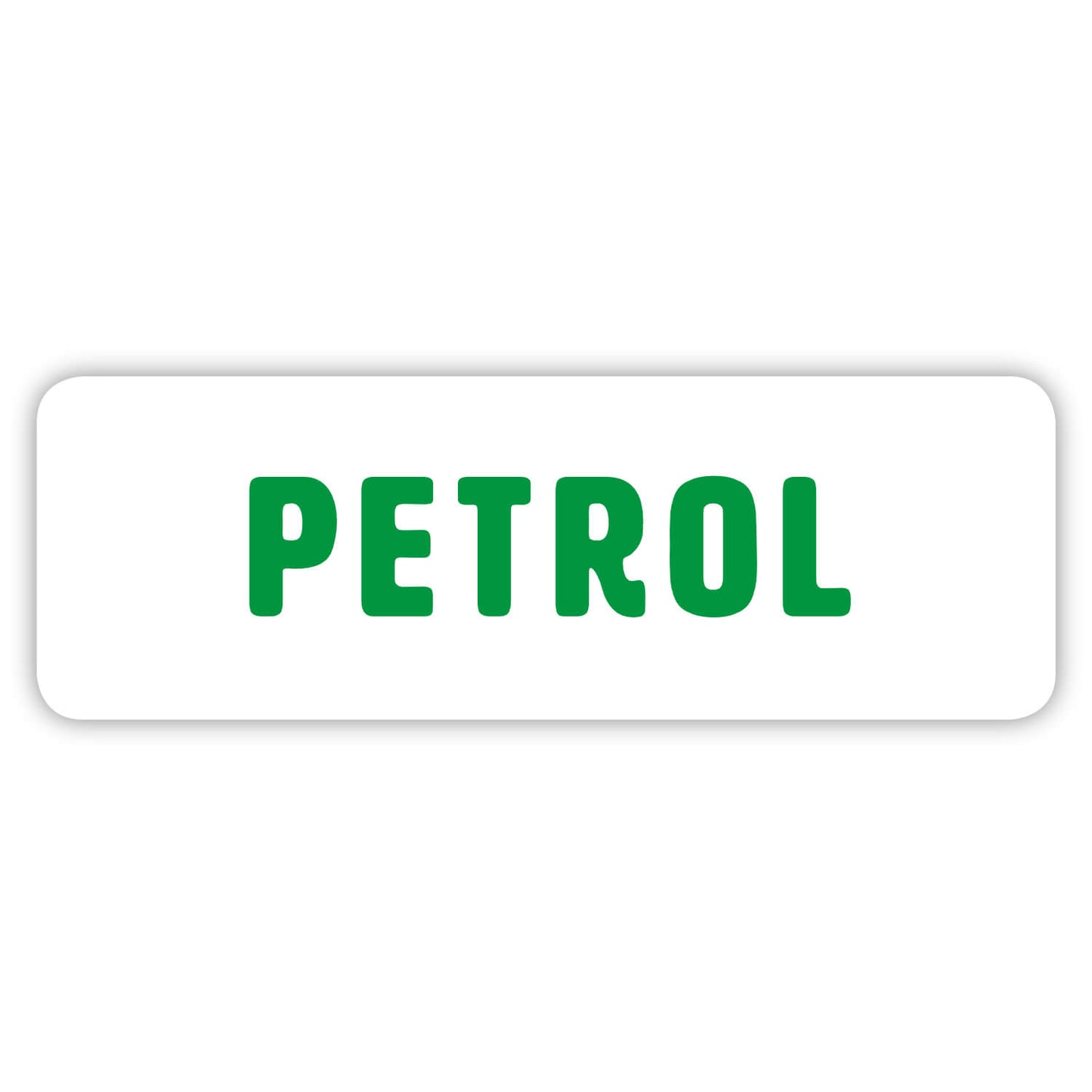 Gobrecht & Ulrich Petrol Only Sticker White / Green