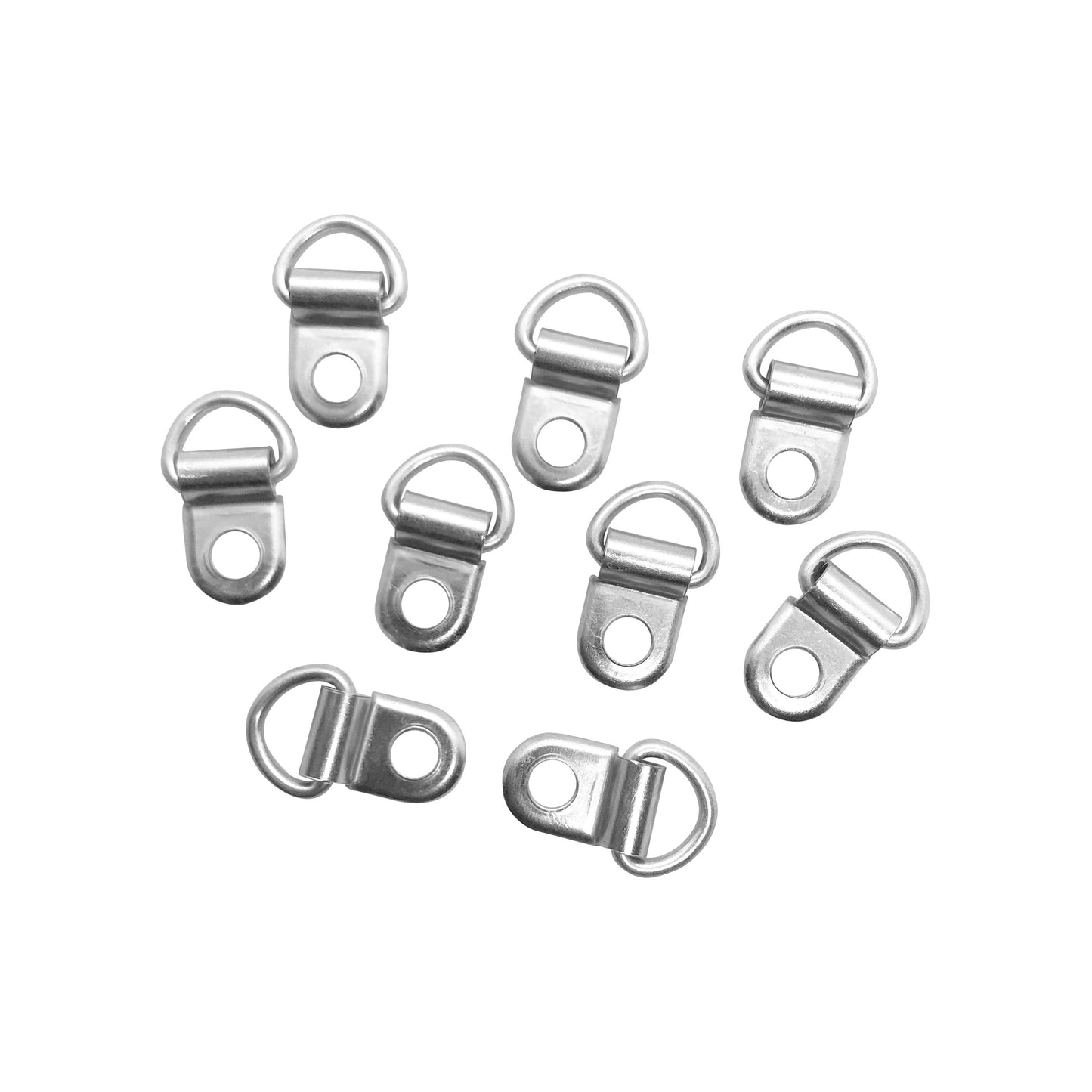 Silver D-Rings for Picture Hanging