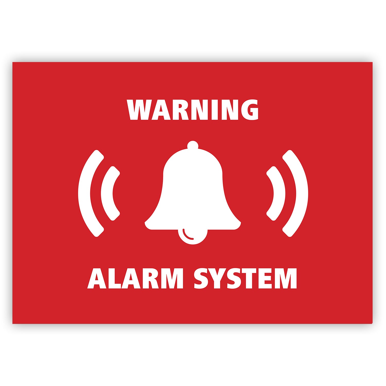 Premium sticker alarm alarminstallatie object elektronisch beveiligd Premium sticker alarm alarminstallatie object elektronisch beveiligd