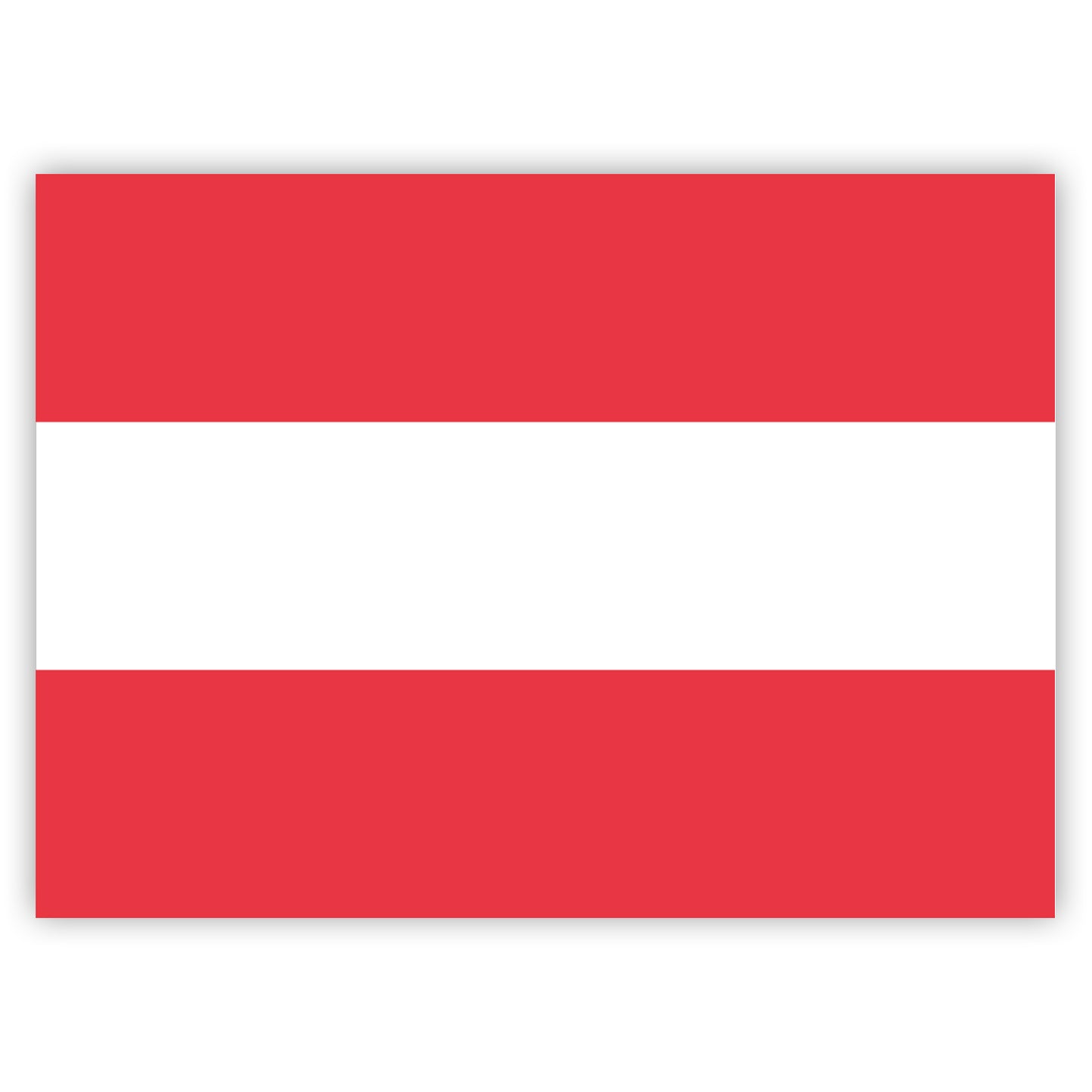 Austrian Flag Stickers by Gobrecht & Ulrich