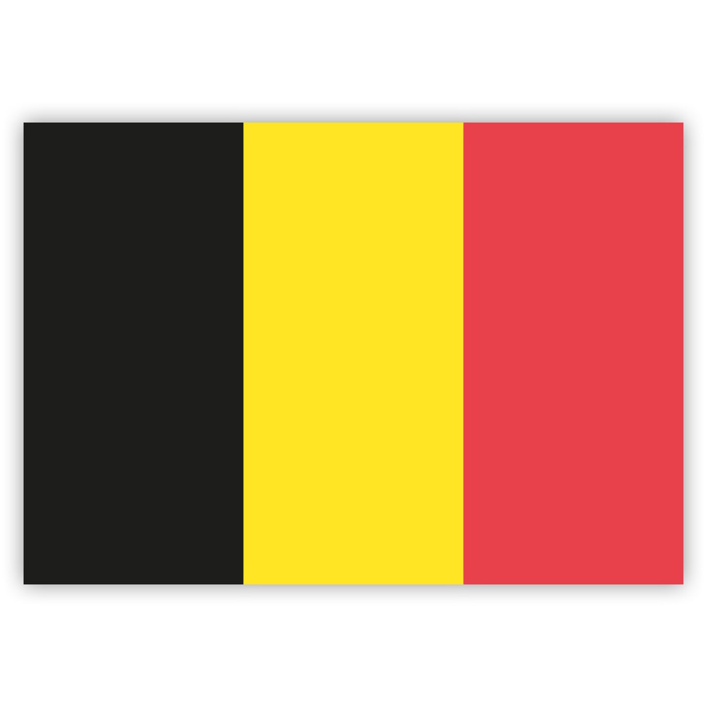 Belgian Flag Stickers by Gobrecht & Ulrich