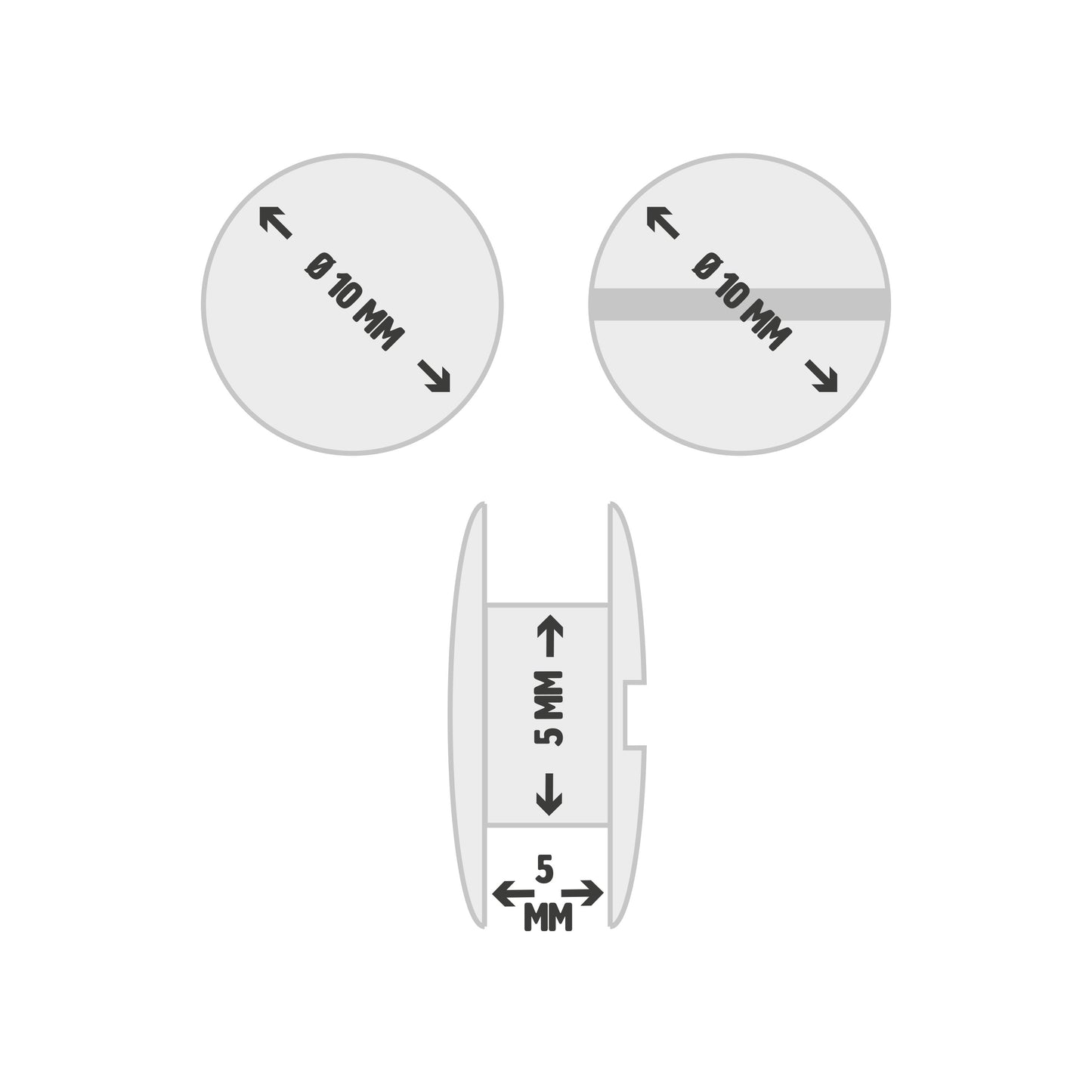Technical Illustration of 5mm Book Binding Screws by Gobrecht & Ulrich