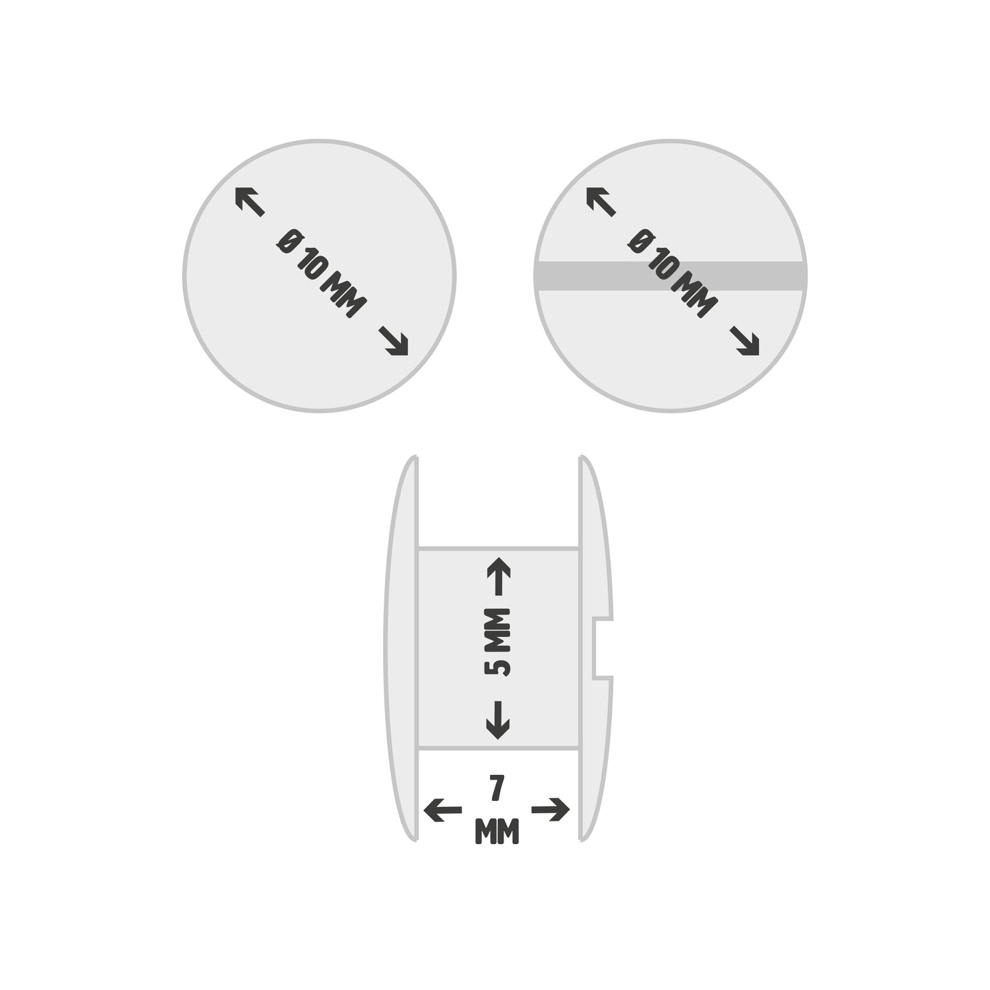 Technical Illustration of 7mm Book Binding Screws by Gobrecht & Ulrich