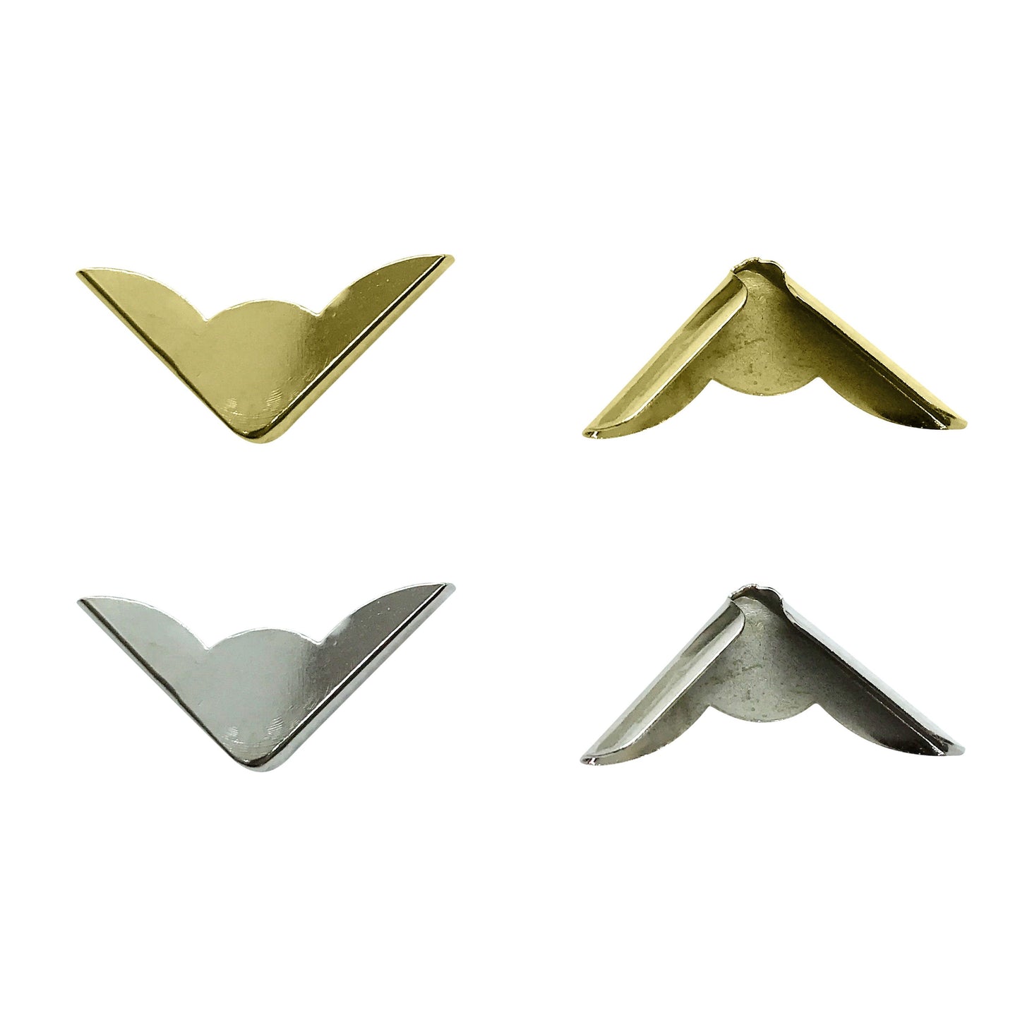 Book Corner Protectors 22 x 22 x 4.5mm by Gobrecht & Ulrich - All Colours