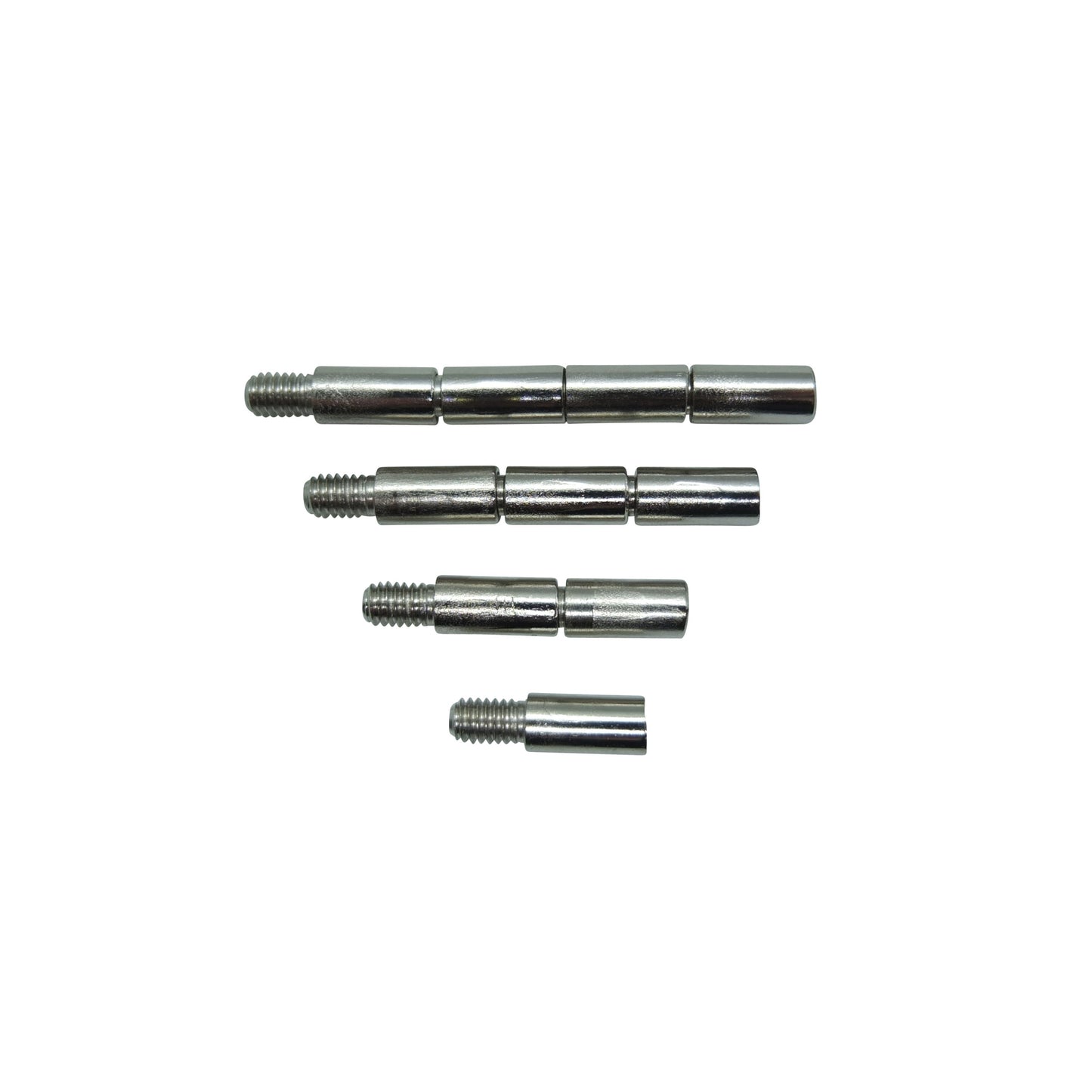 Multiple 10mm Book Binding Screw Extensions - Silver - by Gobrecht & Ulrich