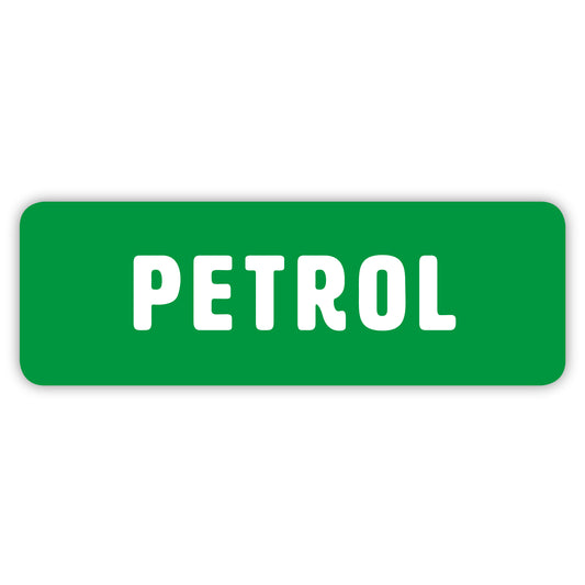 Petrol Only Sticker by Gobrecht & Ulrich - Green / White