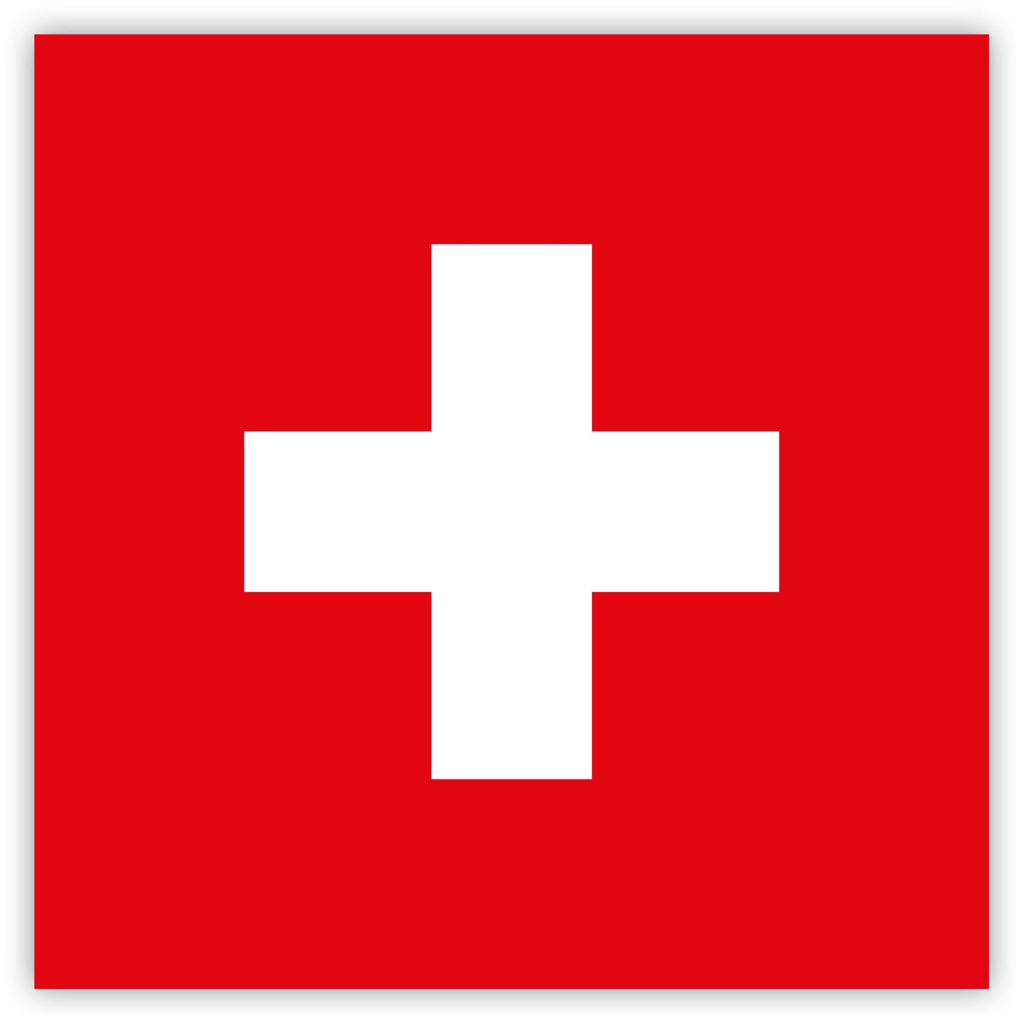 Swiss Flag Stickers by Gobrecht & Ulrich