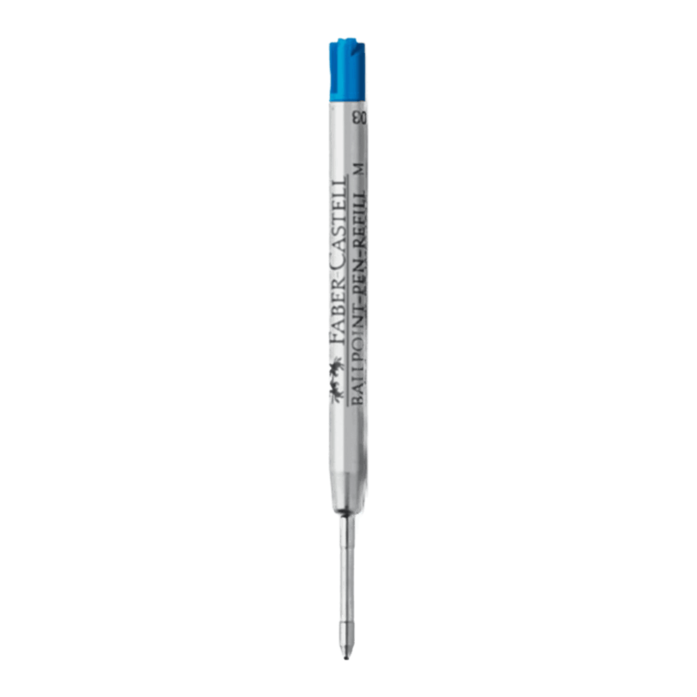 Blue medium refill cartridge for Faber Castell ballpoint pens