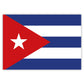 Flag of Cuba Sticker by Gobrecht & Ulrich