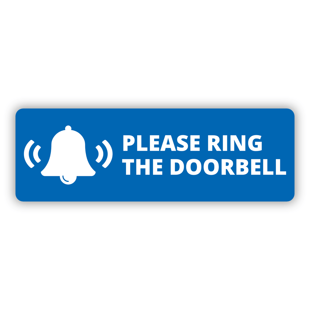 Please Ring the Doorbell vinyl sticker by Gobrecht & Ulrich