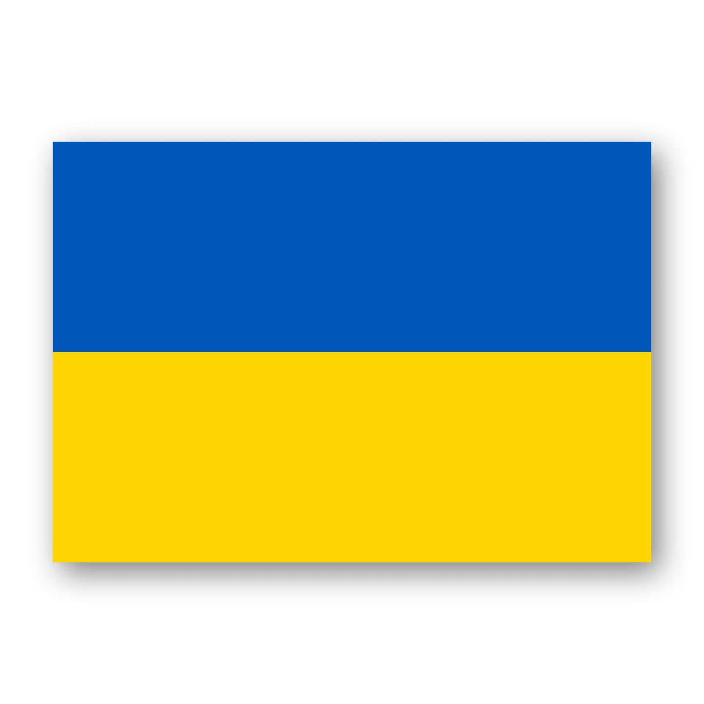 Flag of Ukraine sticker by Gobrecht & Ulrich