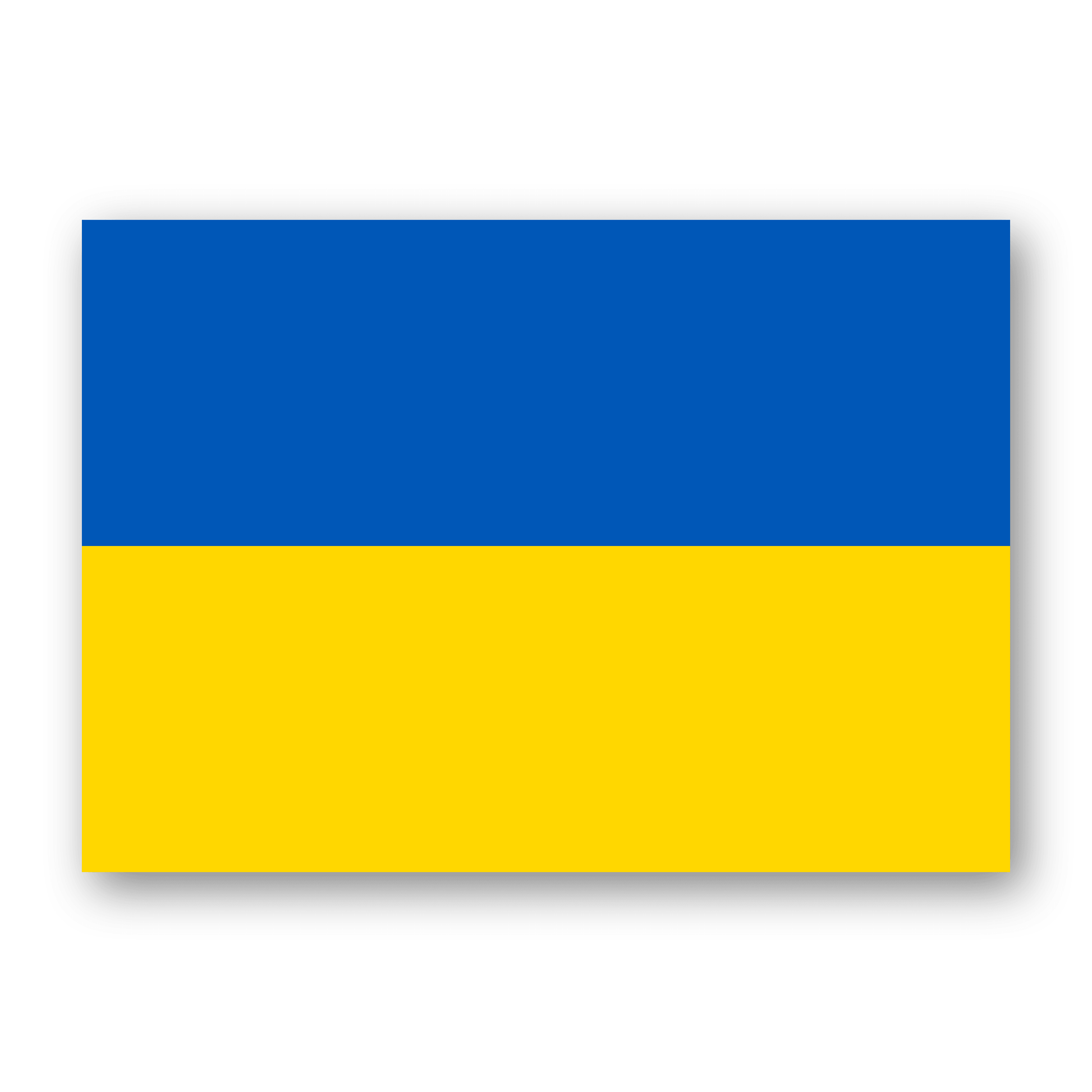 Flag of Ukraine sticker by Gobrecht & Ulrich