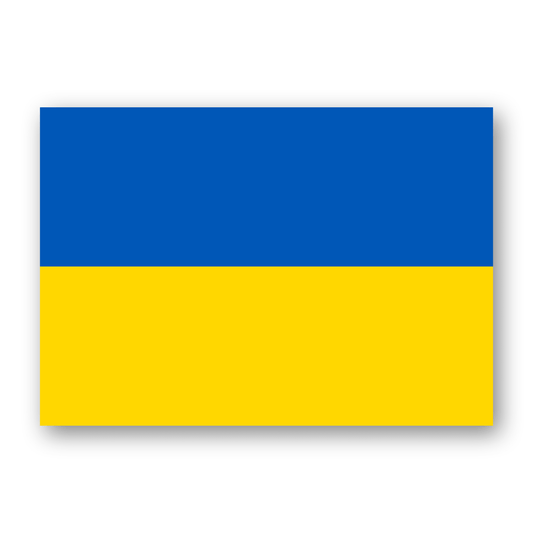 Flag of Ukraine sticker by Gobrecht & Ulrich