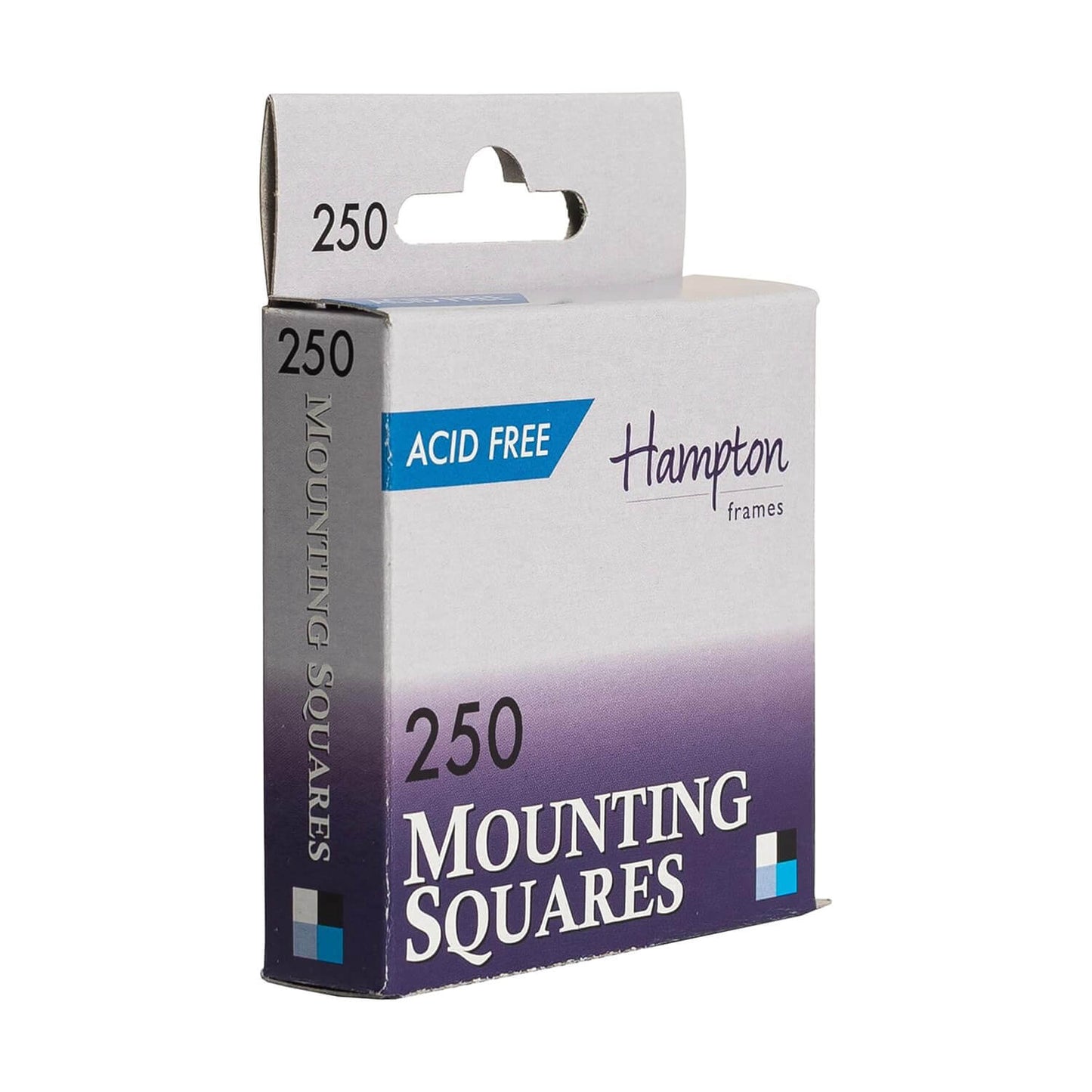 Box of 250 Hampton Frames photo mounting squares - Packaging
