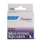Box of 250 photo mounting squares by Hampton Frames