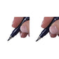 Tombow Fudenosuke Hard Brush Pen Black - Tip brush on paper