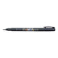 Tombow Fudenosuke Soft Brush Pen Black with open tip / without cap