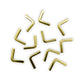 Gold Softcover Book Corner Protectors 15 x 15 x 2mm