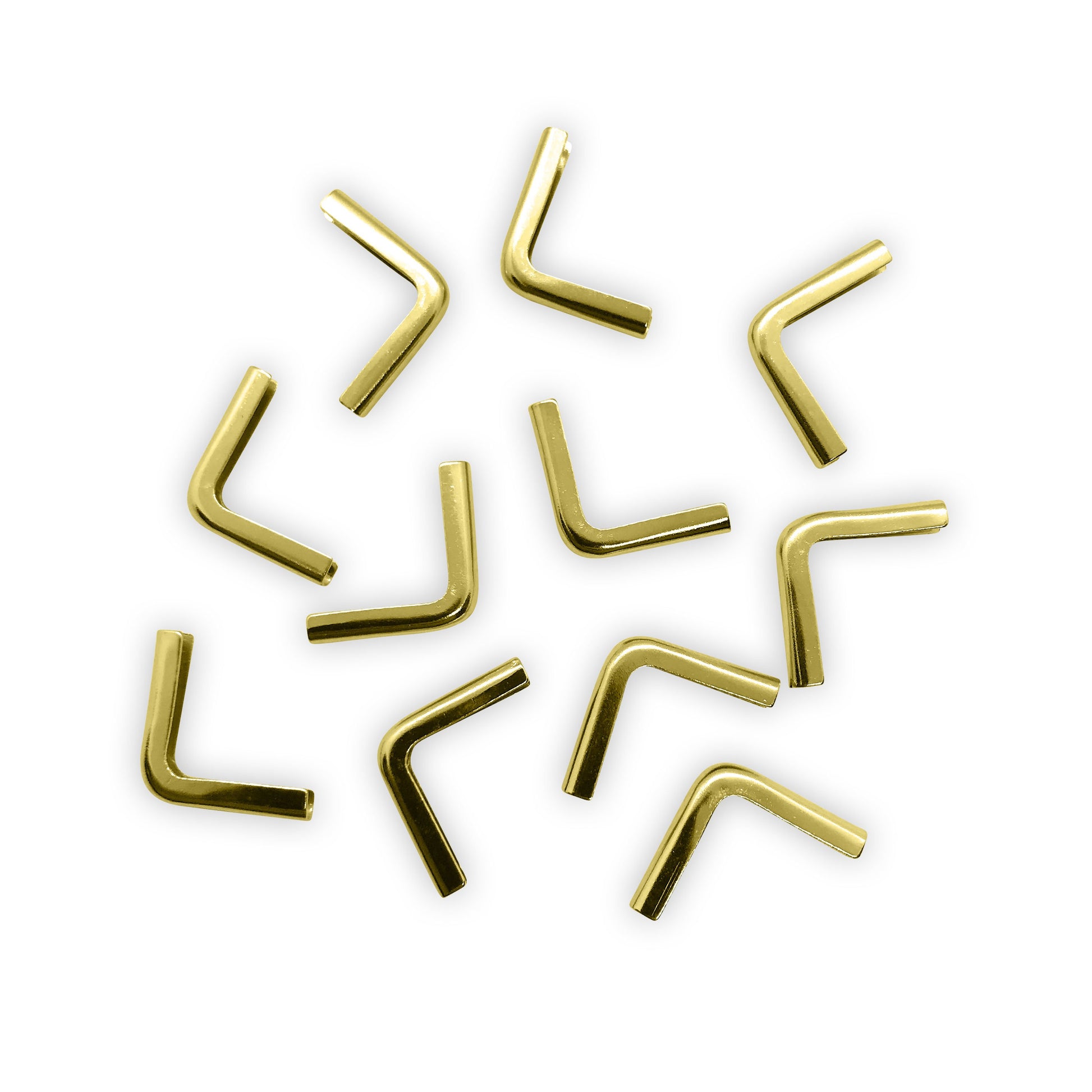 Gold Softcover Book Corner Protectors 15 x 15 x 2mm
