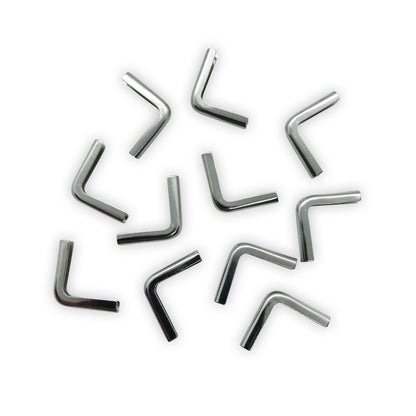 Silver Softcover Book Corners 15 x 15 x 2mm