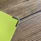 Silver Softcover Book Corners 15 x 15 x 2mm used on a folder