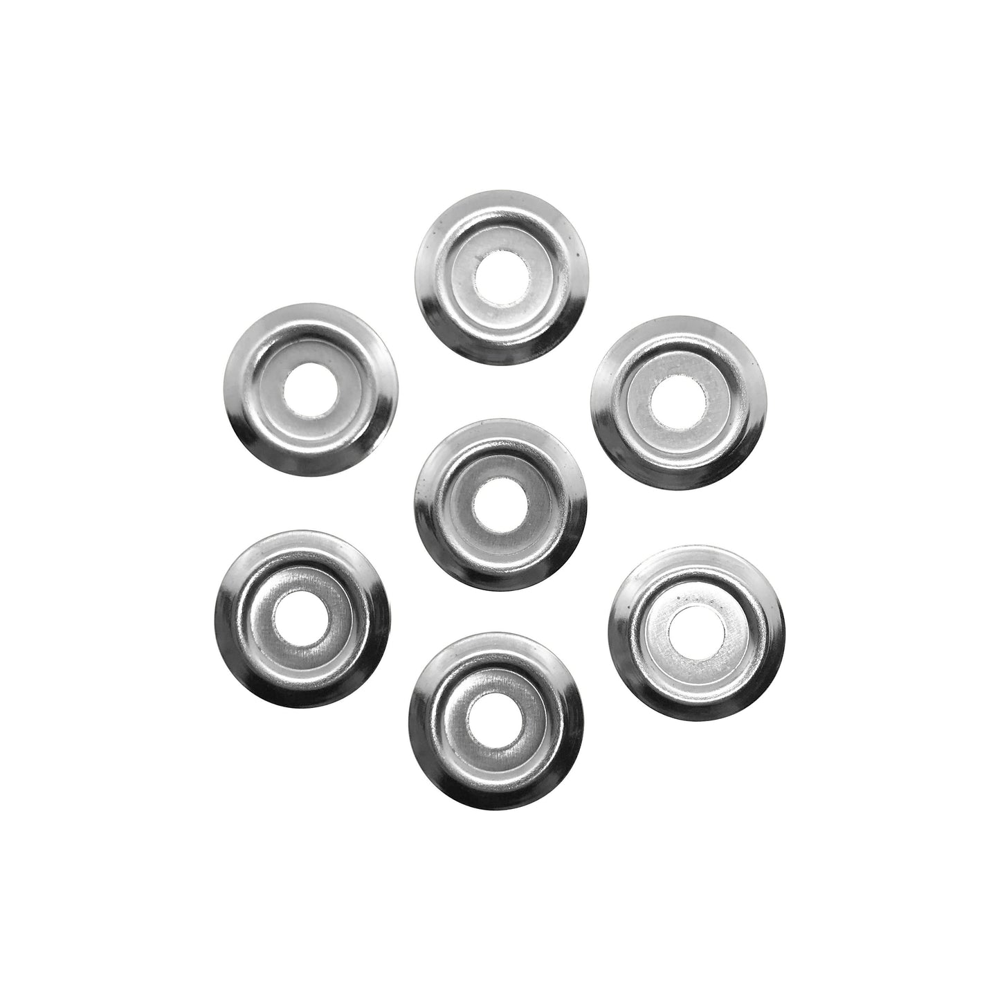 A collection of Binding Screw Washers - Silver / Nickel by Gobrecht & Ulrich