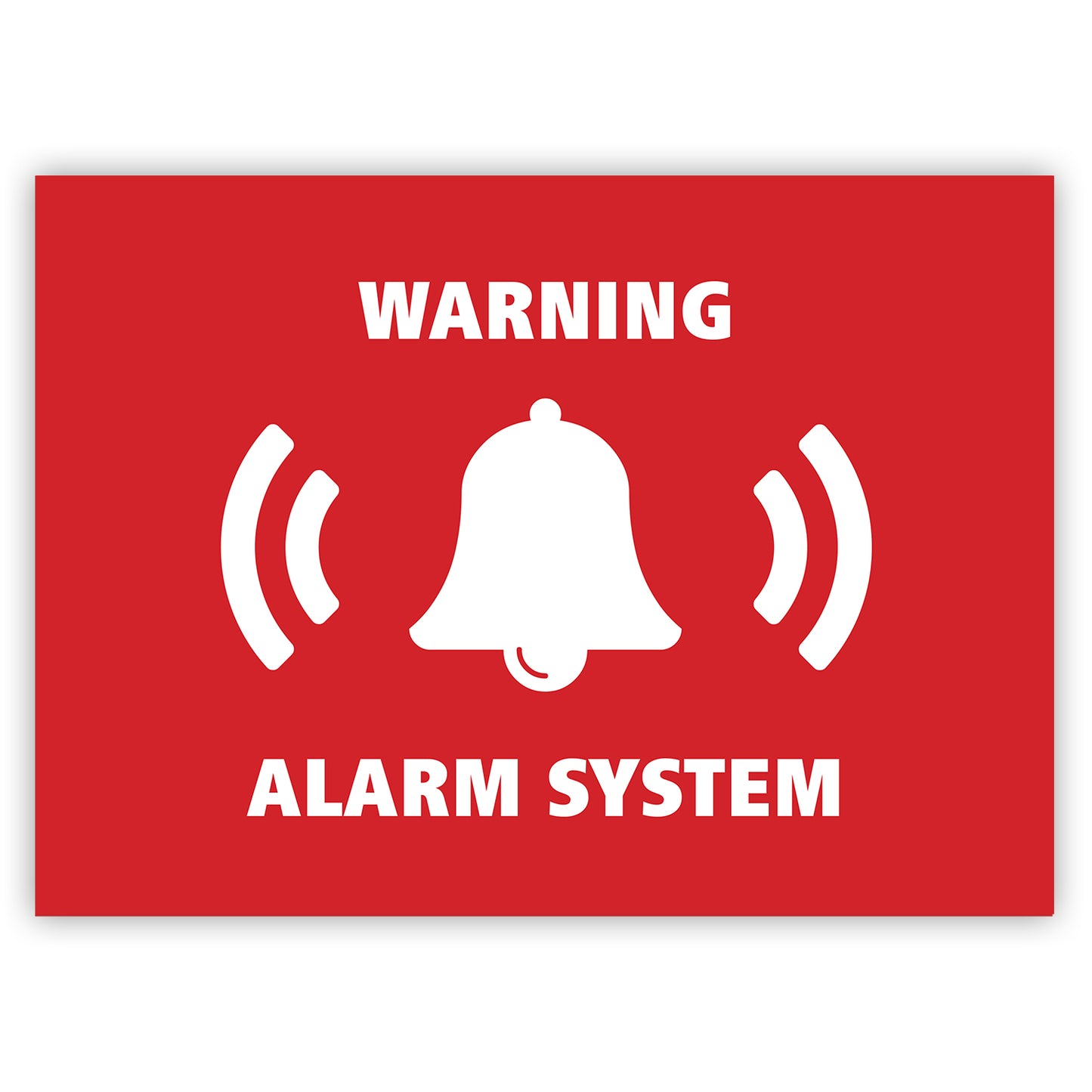 Warning Alarm System Sticker by Gobrecht & Ulrich