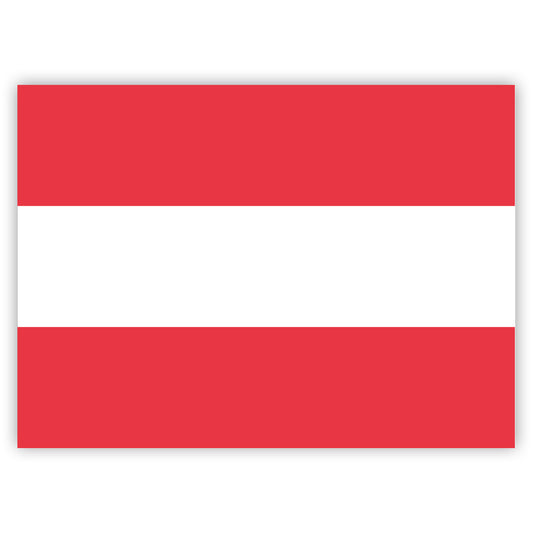 Austrian Flag Stickers by Gobrecht & Ulrich