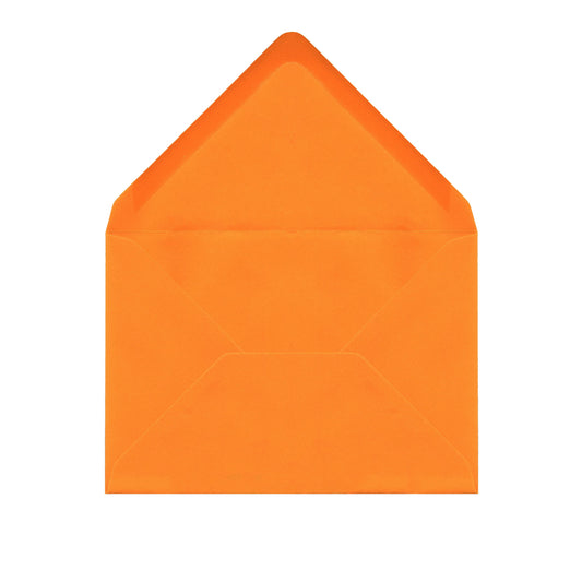 C6 Sunset Orange Envelopes by Gobrecht & Ulrich - Open