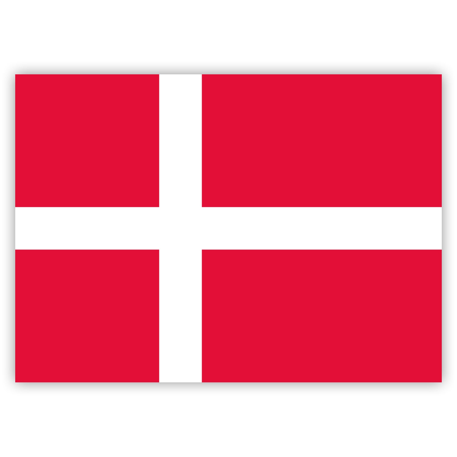 Danish Flag Stickers by Gobrecht & Ulrich