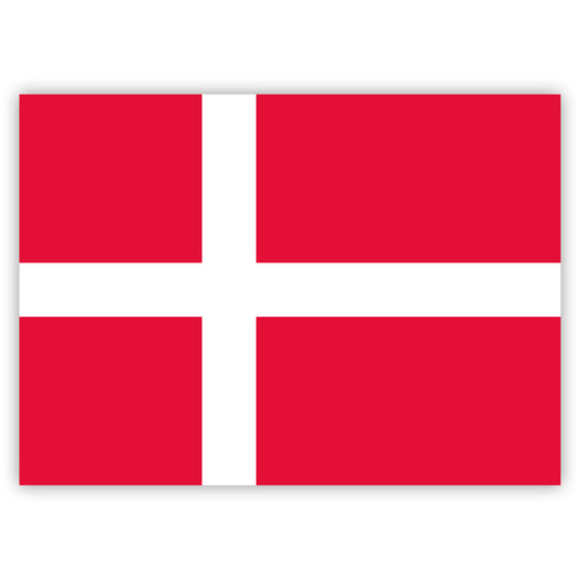 Danish Flag Stickers by Gobrecht & Ulrich