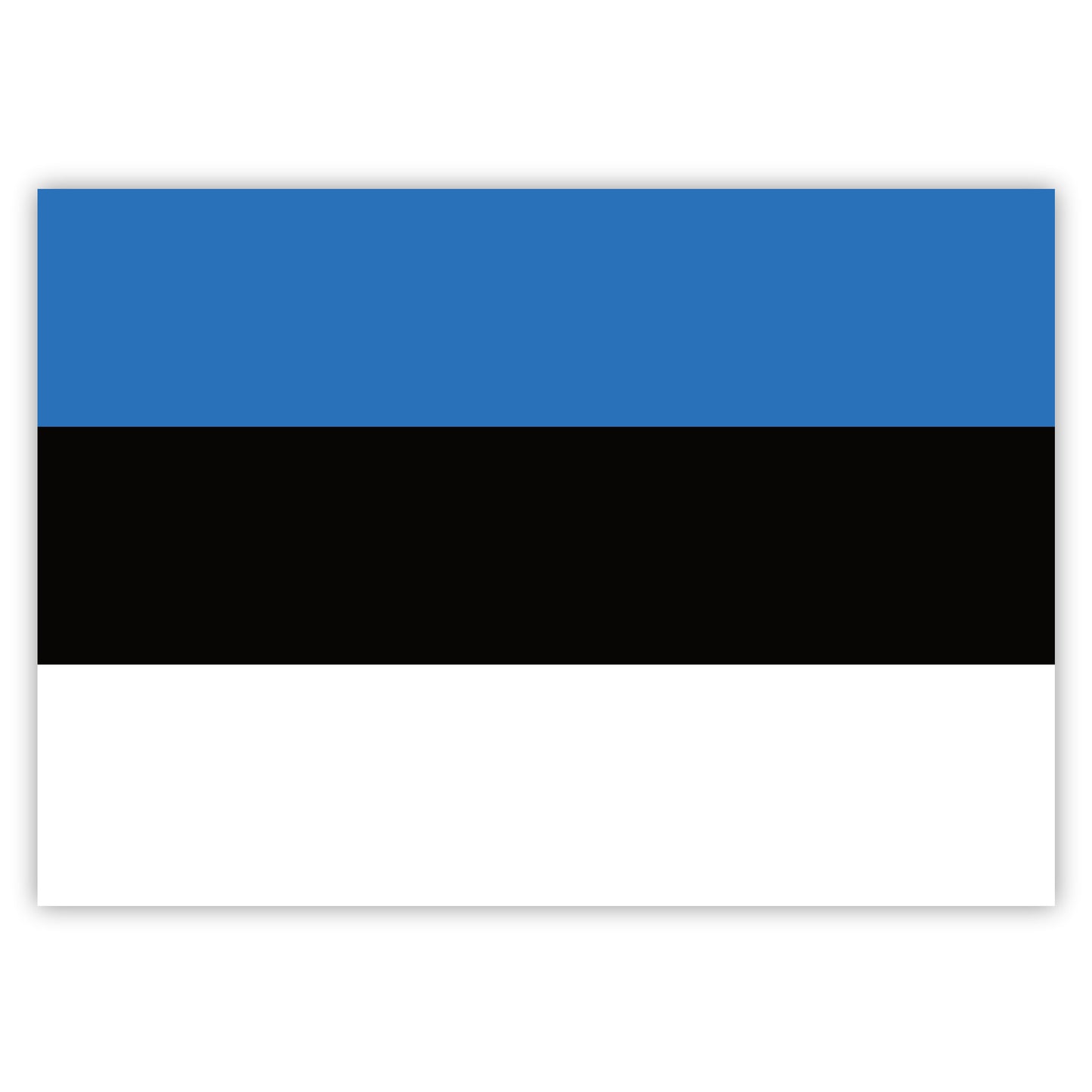 Gobrecht & Ulrich Estonian Flag Stickers