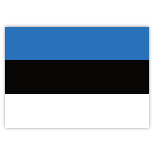 Gobrecht & Ulrich Estonian Flag Stickers