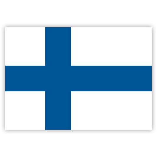 Finnish Flag Stickers by Gobrecht & Ulrich