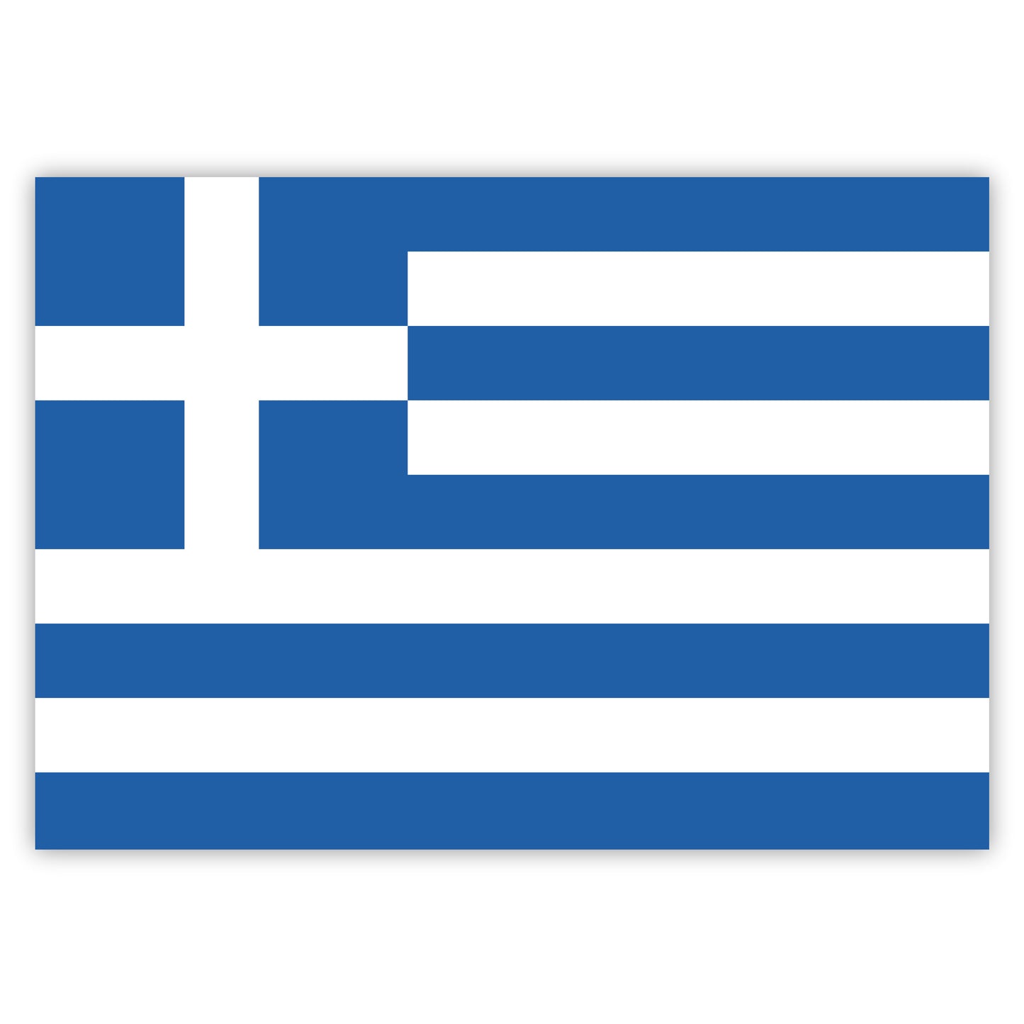 Gobrecht & Ulrich Greek Flag Stickers