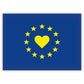 I love Europe Flag Stickers by Gobrecht & Ulrich