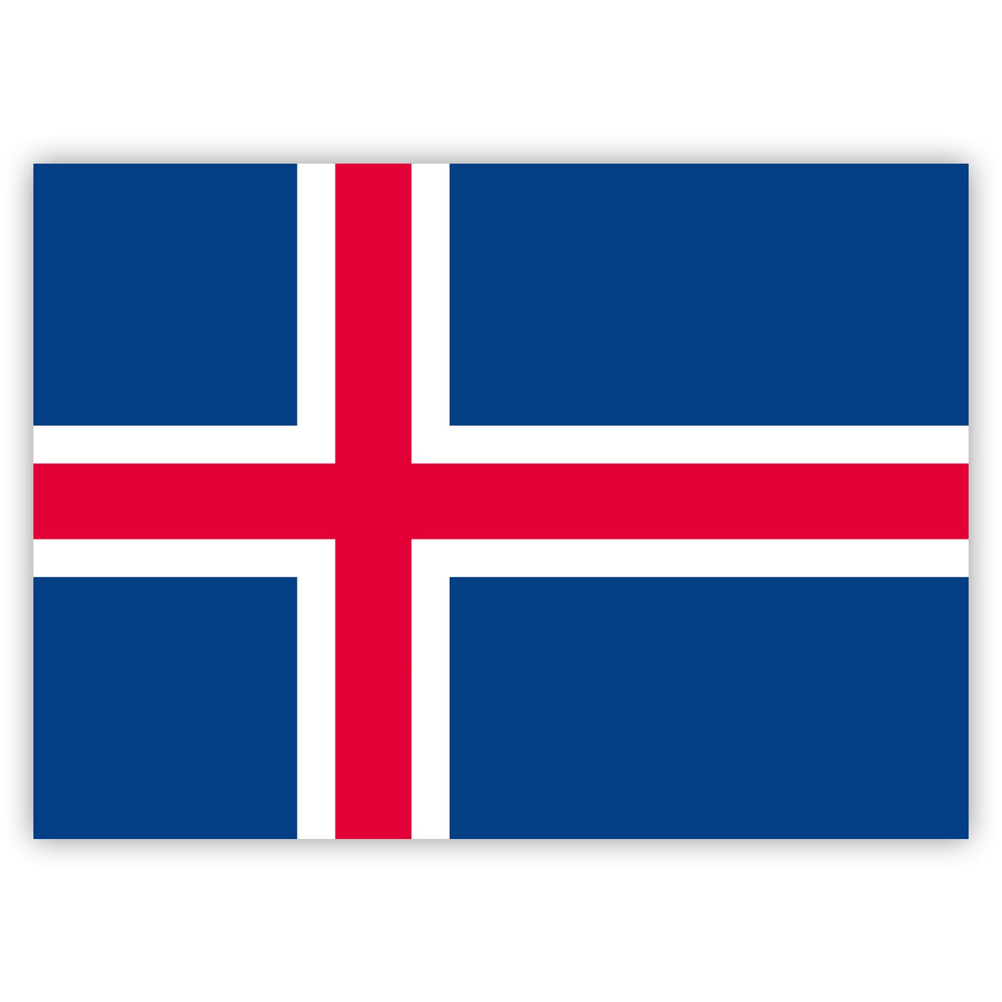 Icelandic Flag Stickers by Gobrecht & Ulrich
