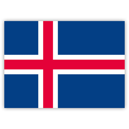 Icelandic Flag Stickers by Gobrecht & Ulrich