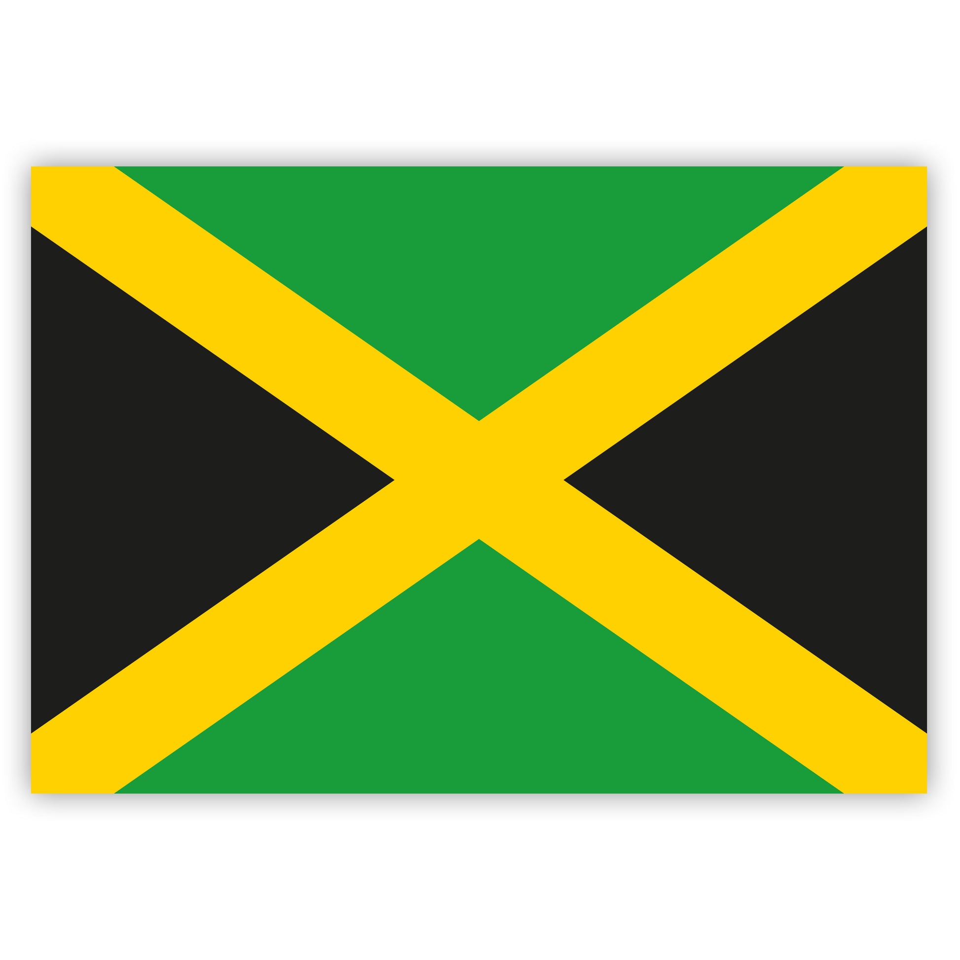 Jamaican Flag Stickers by Gobrecht & Ulrich