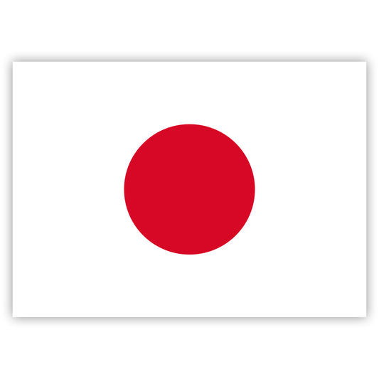Japanese Flag Stickers by Gobrecht & Ulrich