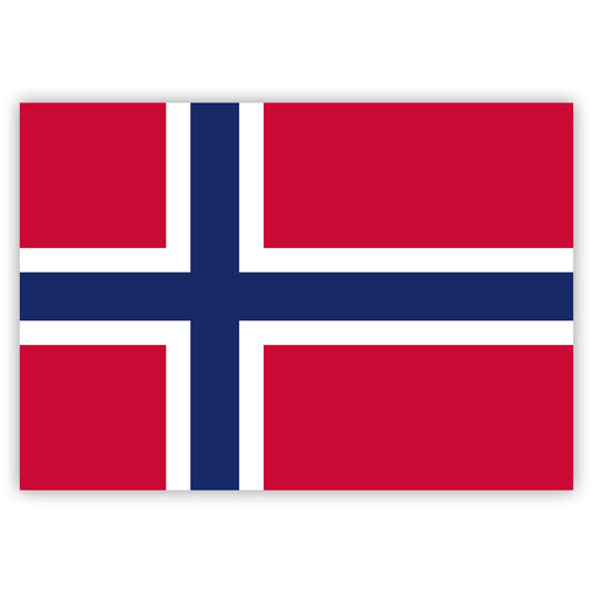 Norwegian Flag Stickers by Gobrecht & Ulrich