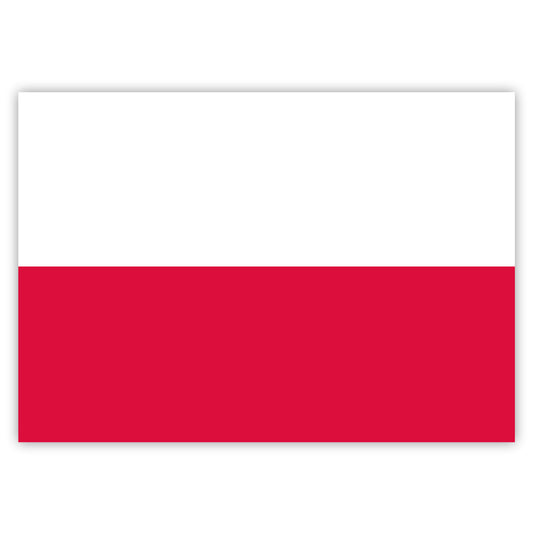 Gobrecht & Ulrich Polish Flag Stickers