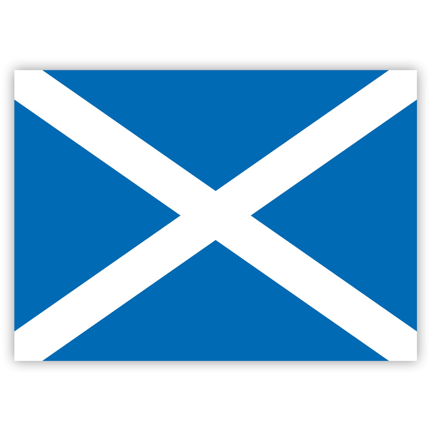 Scottish Flag Stickers by Gobrecht & Ulrich