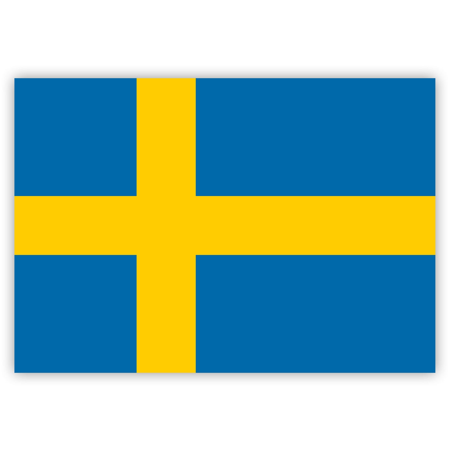 Swedish Flag Stickers by Gobrecht & Ulrich