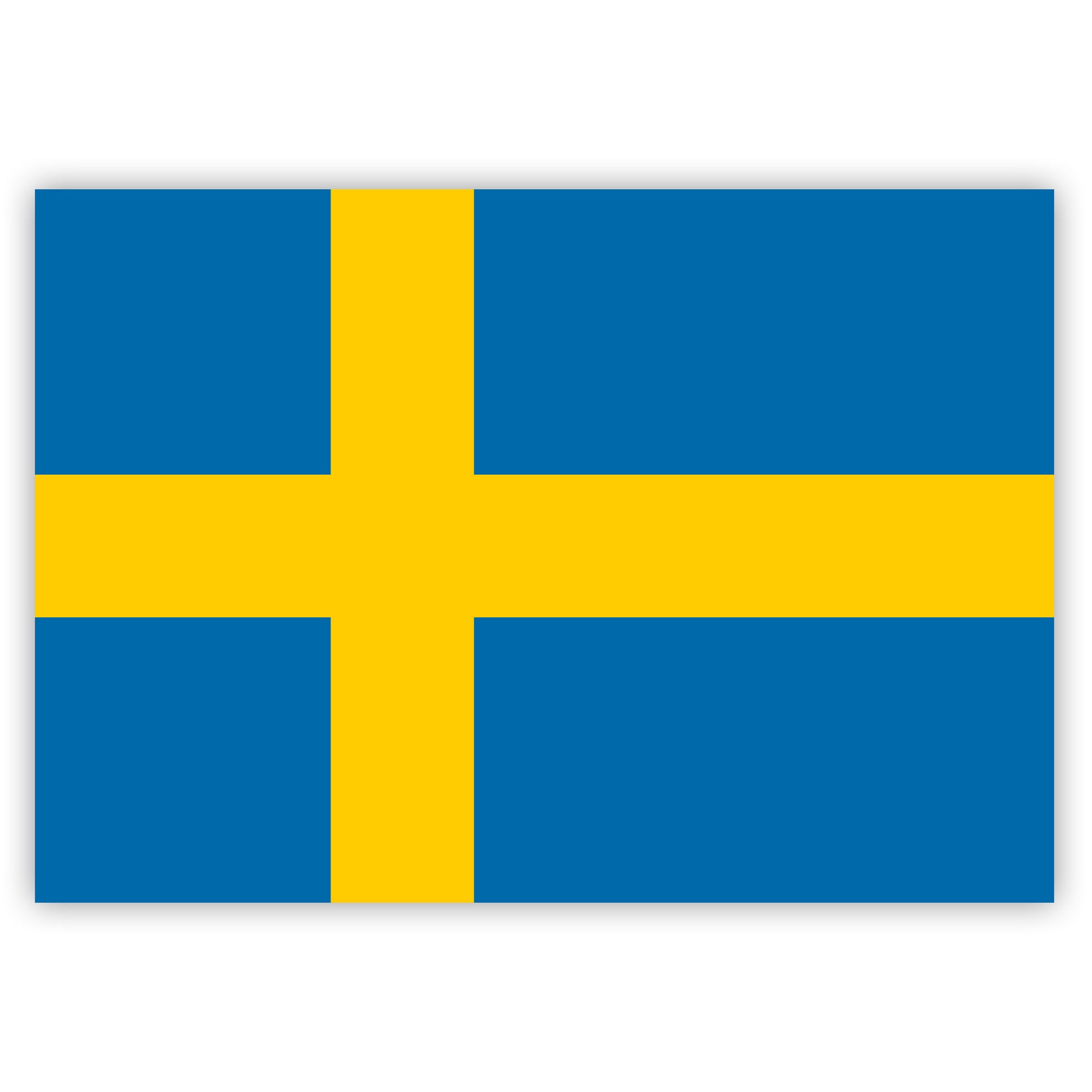 Swedish Flag Stickers by Gobrecht & Ulrich
