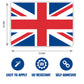 Gobrecht & Ulrich Union Jack Sticker Dimensions