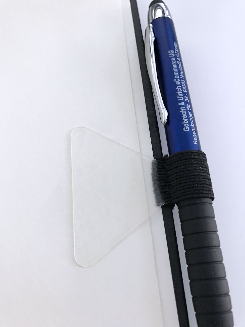 10 Black Pen Loops - Self-adhesive